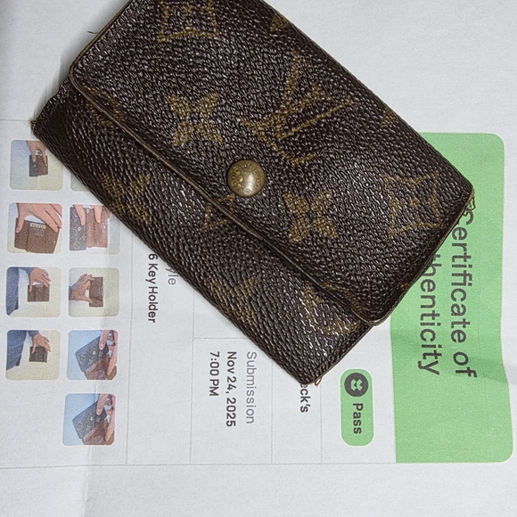 Louis Vuitton LV Brown and Gold Monogram Card Holder With COA 🔥 Price DROP! - Picture 5 of 10